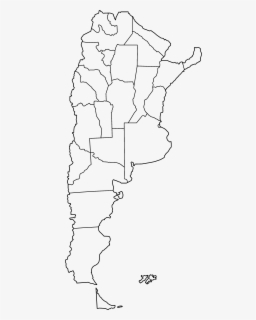 Outline Map Of Argentina - Mapa Mudo De Argentina , Free Transparent ...