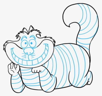 Transparent Grin Clipart - Cheshire Cat Smile Drawing , Free ...