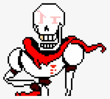 #disbelief Papyrus - Undertale Papyrus Colored Sprite , Free ...