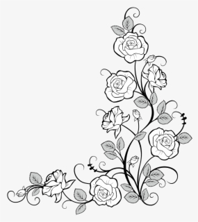 Featured image of post Drawing Simple Flower Border Design Black And White : Flower borders sometimes take the form of flowering edging plants.