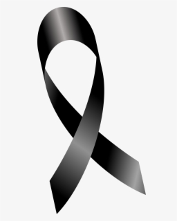 Free Cancer Ribbon Black And White Clip Art with No Background - ClipartKey