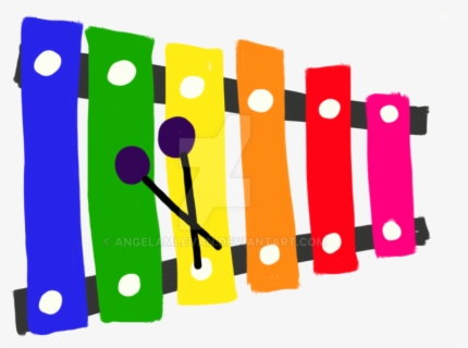 Xylophone By Angelamlevan Xyl - Xylophone Transparent Png Image Clip ...