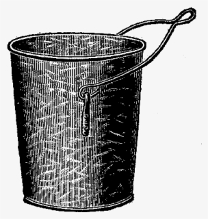 Mining Bucket Vintage Illustration - Drawing , Free Transparent Clipart ...