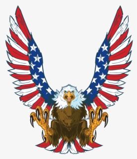 Patriotic Bald Eagle Clip Art Clipartfest - Eagle Clipart Png , Free ...