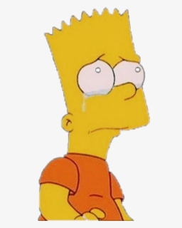 Bart Simpson Triste Png , Free Transparent Clipart - ClipartKey