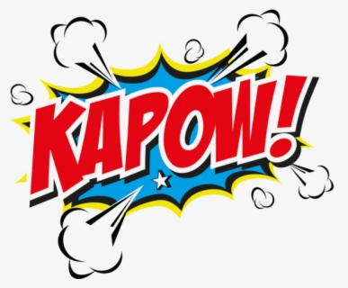 Kapow Comic Comics Freetoedit - Superhero Challenge , Free Transparent ...