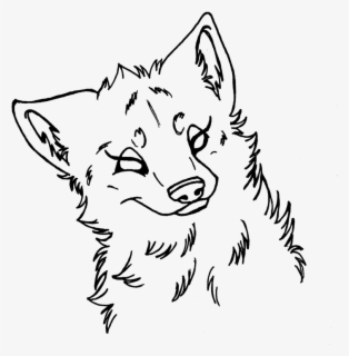Wolf Base Sketch - Pixel Art Wolf , Free Transparent Clipart - ClipartKey