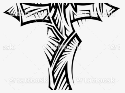 Cross Tattoo Png Cross Tattoo Transparent Background Free Transparent Clipart Clipartkey