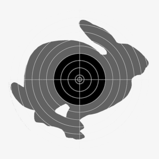 Transparent Rabbit Silhouette Png - Rabbit Targets To Print , Free ...