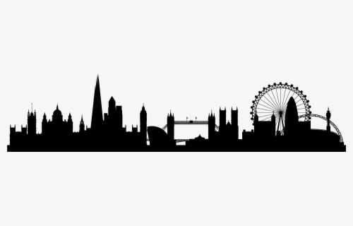 Transparent London Skyline Silhouette Png - London Skyline Silhouette ...