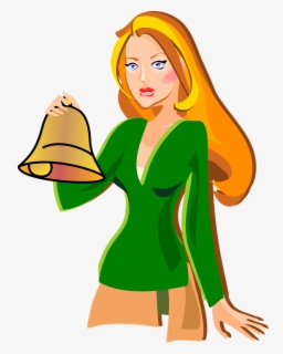 Bell Ringing Girls Girl, Lady, Bell, Ringing, Female, Beautiful, Young - Girl With Wallet ...