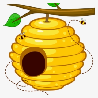 Cartoon Bee And Beehive Images My Hive Clip Art At - Cartoon Inside Bee ...