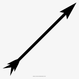 Bow And Arrow Coloring Page - Bow And Arrow Svg , Free Transparent ...