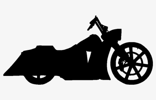 Harley Davidson Bagger Silhouette Free Transparent Clipart Clipartkey