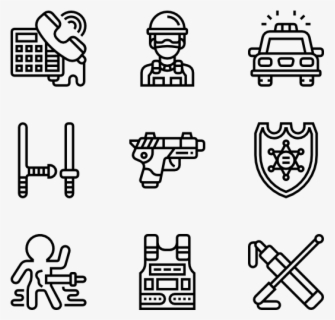 Police - Nerd Icons , Free Transparent Clipart - ClipartKey