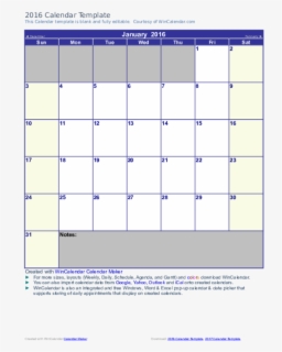 Monthly Calendar Template , Png Download - Template , Free Transparent ...