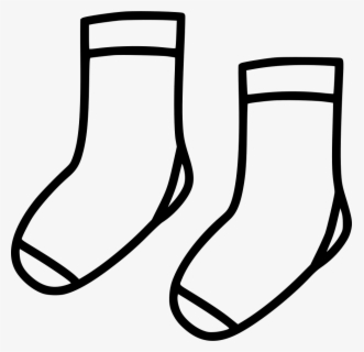 Baby Socks - Sock Clip Art Black And White , Free Transparent Clipart ...