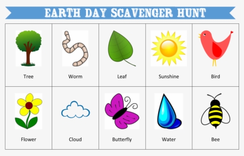 Earth Day Scavenger Hunt Printable - Earth Day Scavenger Hunt , Free ...