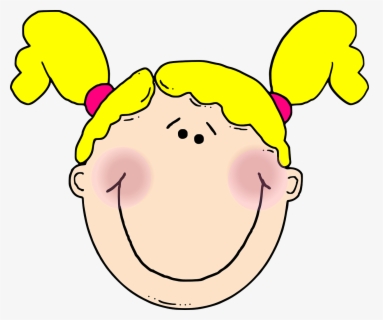 Smiling Happy Png Transparent - Clipart Girl Smiley Face , Free ...