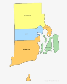 Rhode Island County Map Clipart , Png Download - Map Of Hospitals In Ri ...