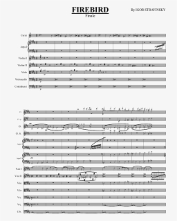 Clip Art Finale Igor Stravinsky Sheet Firebird Partitura Free Transparent Clipart Clipartkey