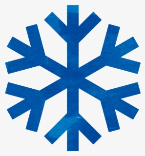 Simple Blue Snowflake Png Download - Transparent Background Snowflake ...