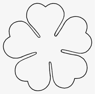 Great Flower Outline Printable Petal Templates Clipart - Flower Craft ...