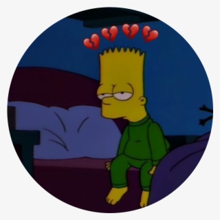 Bart Character Fictional Sadness Simpson Cartoon Depression - Depressed ...