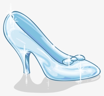 Cinderella Clipart Heel - Transparent Cinderella Glass Slipper , Free ...