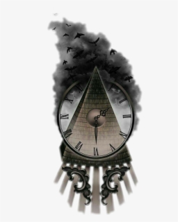 #punk #tattoo #clock #birds #pyramid #illuminati - Pyramid Clock Tattoo ...