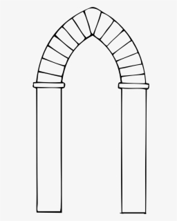 Arch Types 2 Black White Line Art Svg Clipart , Png - Types Of Arches ...