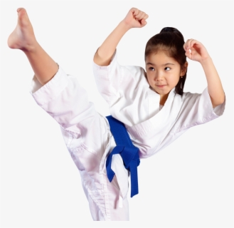 Girl High Kicking - Martial Arts Girl , Free Transparent Clipart ...