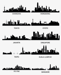 Skylines Silhouette Royalty Free Kuala Lumpur Skyline Tattoo Free Transparent Clipart Clipartkey