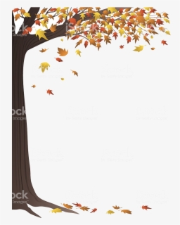 Fall Border Autumn Tree Royalty-free Stock Vector Art - Autumn Border ...