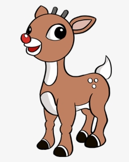 How To Draw Rudolph The Red-nosed Reindeer - Rudolph , Free Transparent ...