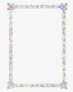 Question Mark Border Clipart , Png Download - Colourful Page Borders ...