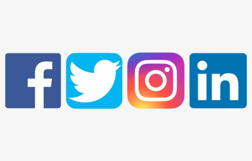 Facebook Clipart Twitter Logo - Social Media Facebook Twitter Linkedin ...