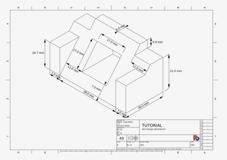 Engineering Clipart Cad - Dessin Technique D Une Piece , Free ...