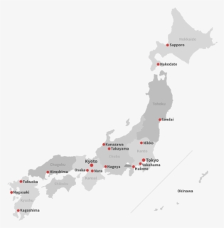 Transparent Japan Map Clipart - Kyoto Japan Map Png , Free Transparent ...