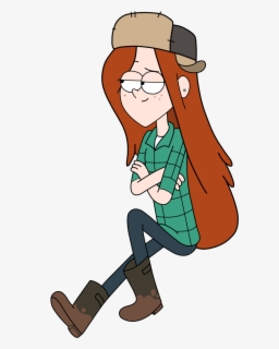 Gravity Falls Character Wendy Corduroy - Wendy Gravity Falls Png , Free