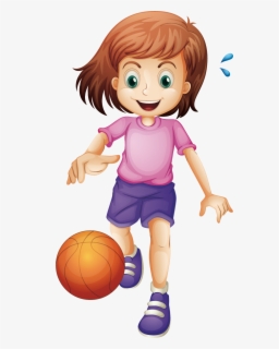 Free Girls Basketball Clip Art With No Background Clipartkey