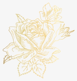 Gold Rose Corner Png Clip Art Image , Transparent Cartoons , Free ...
