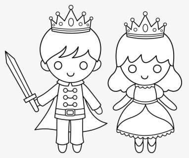 Free Princess Black And White Clip Art with No Background - ClipartKey