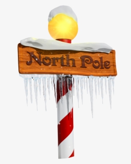 North Pole Sign Png , Free Transparent Clipart - ClipartKey