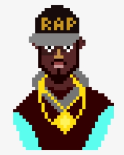 Rapper Vector The Weeknd - Pixel Art Kendrick Lamar Pixel , Free ...
