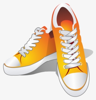 Sneakers Clipart Yellow Shoe - Yellow Shoes Clip Art , Free Transparent ...