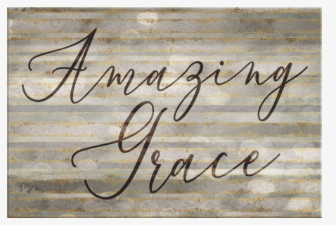 "amazing Grace - Calligraphy , Free Transparent Clipart - ClipartKey