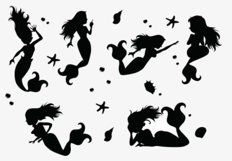 Download Free Mermaid Silhouette Clip Art With No Background Page 2 Clipartkey