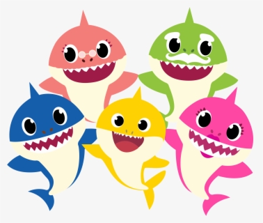 Yellow Baby Shark Clipart Png Download Baby Shark Template
