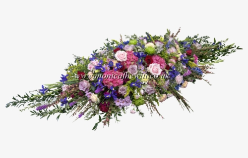 Casket Flower Bouquet Png - 5ft Colourful Coffin Spray , Free ...